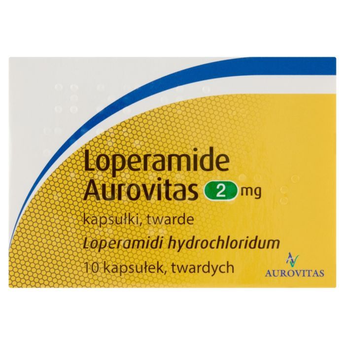 Loperamide Aurovitas, 2 mg, kapsułki twarde, 10 szt. main product photo