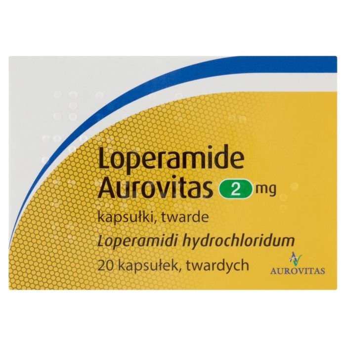 Loperamide Aurovitas, 2 mg, kapsułki twarde, 20 szt. main product photo