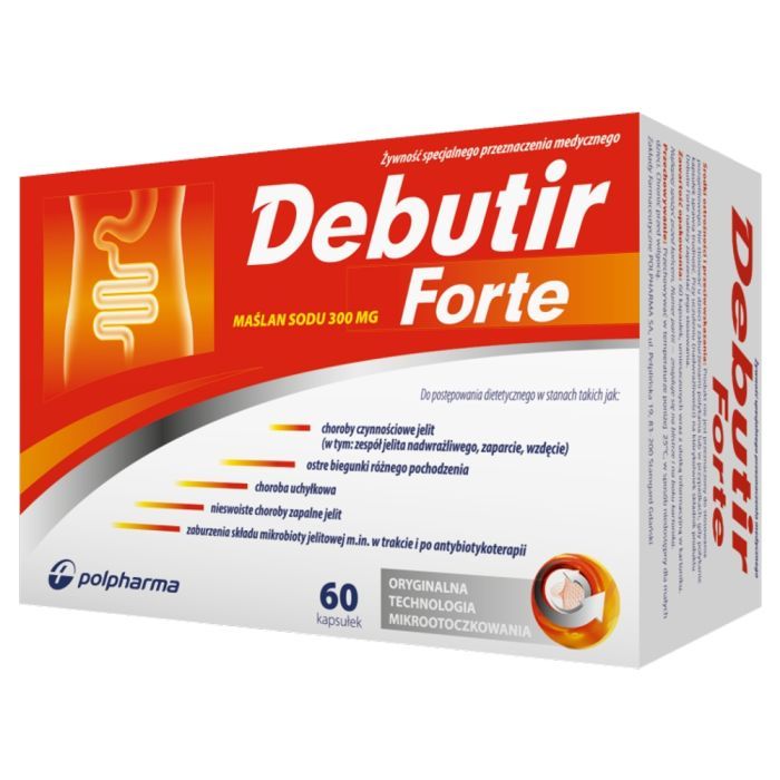 Debutir Forte, kapsułki twarde, 60 szt. main product photo