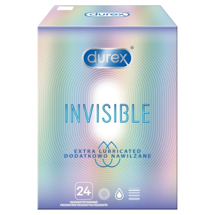 Durex Invisible, prezer, dodatkowo nawilzana, 24 szt main product photo