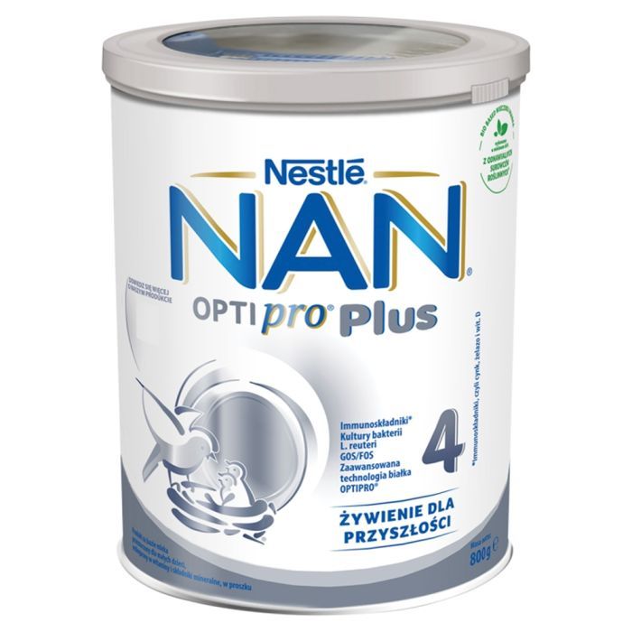 Nestle Nan Optipro Plus 4, produkt na bazie mleka dla małych dzieci, 800 g main product photo