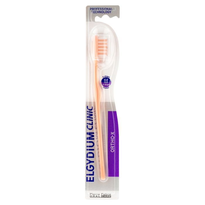 Elgydium Clinic X Orthodontics, szczoteczka dla dorosłych, średnia, 1 szt. main product photo