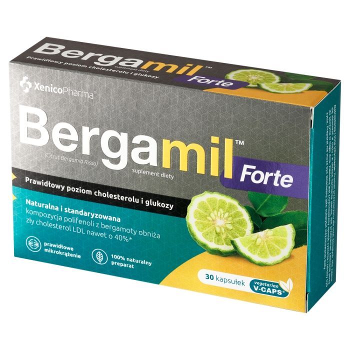 Bergamil Forte, kapsułki roślinne wegańskie, 30 szt. main product photo