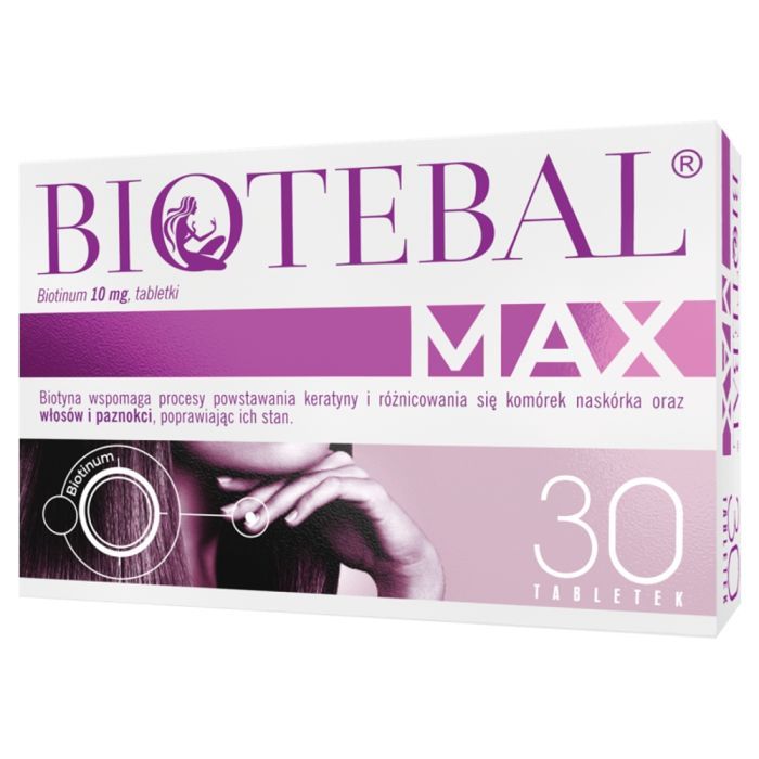 Biotebal Max, 10 mg, tabletki, 30 szt. main product photo