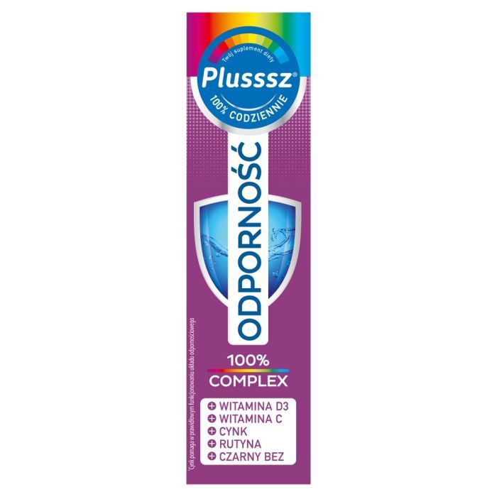Plusssz Odporność 100% Complex, tabletki musujące, 20 szt. main product photo