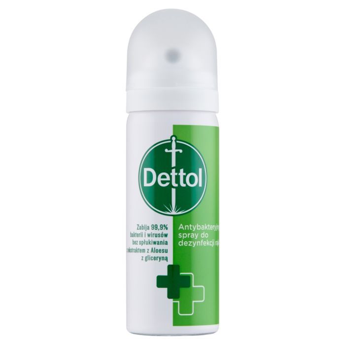 Dettol antybakteryjny spray do rak,do dezynfekcji, 50 ml