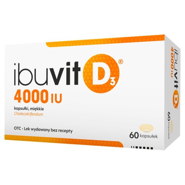 Ibuvit D3 4000 IU, 4000 IU, kapsułki miękkie, 60 szt. main product photo