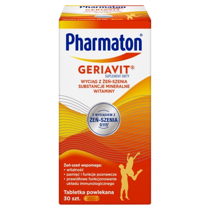 Pharmaton Geriavit, tabletki powlekane, 30 szt. main product photo