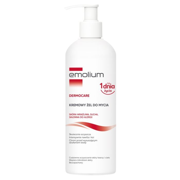 Emolium Dermocare, Kremowy żel do mycia, 400 ml main product photo