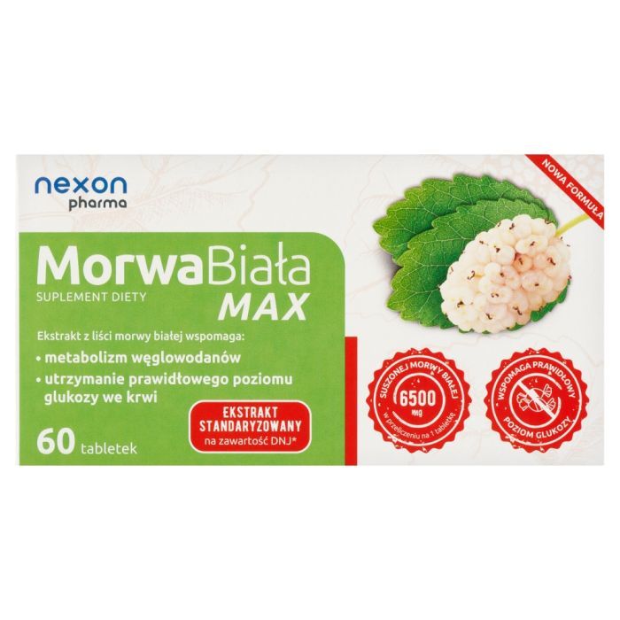Morwa Biała MAX, tabletki, 60 szt. main product photo