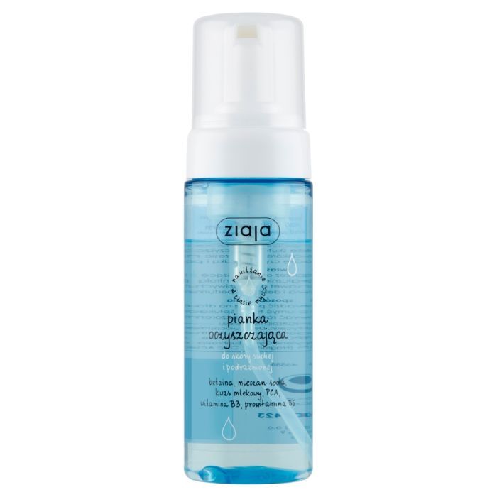 Ziaja, pianka, oczyszczajaca do skory suchej,podrazn.,150 ml