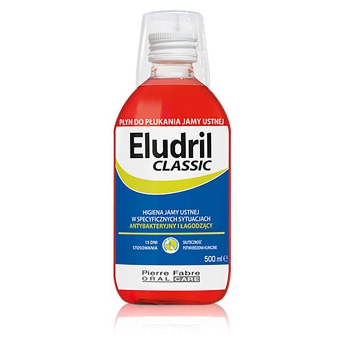 Eludril Classic, płyn do płukania jamy ustnej, 500ml main product photo