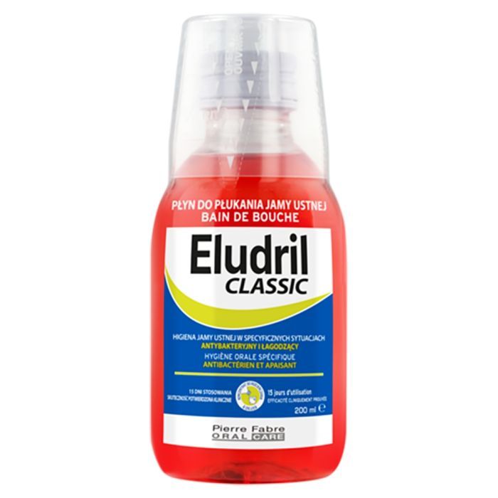 Eludril Classic, płyn do płukania jamy ustnej, 200 ml main product photo