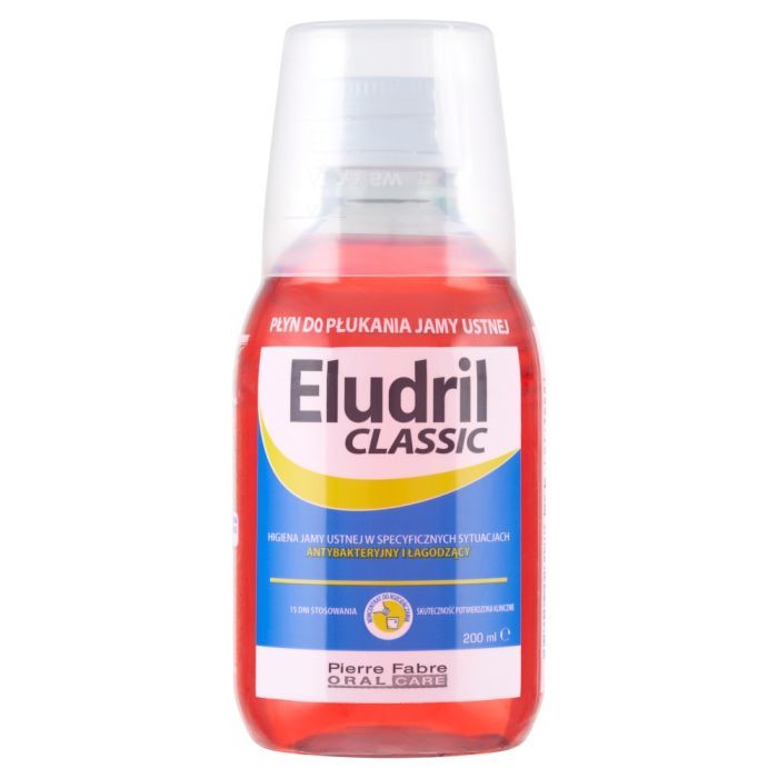 Eludril Classic, płyn do płukania jamy ustnej, 200 ml main product photo