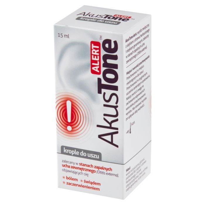 AkusTone ALERT, krople do uszu, 15 ml