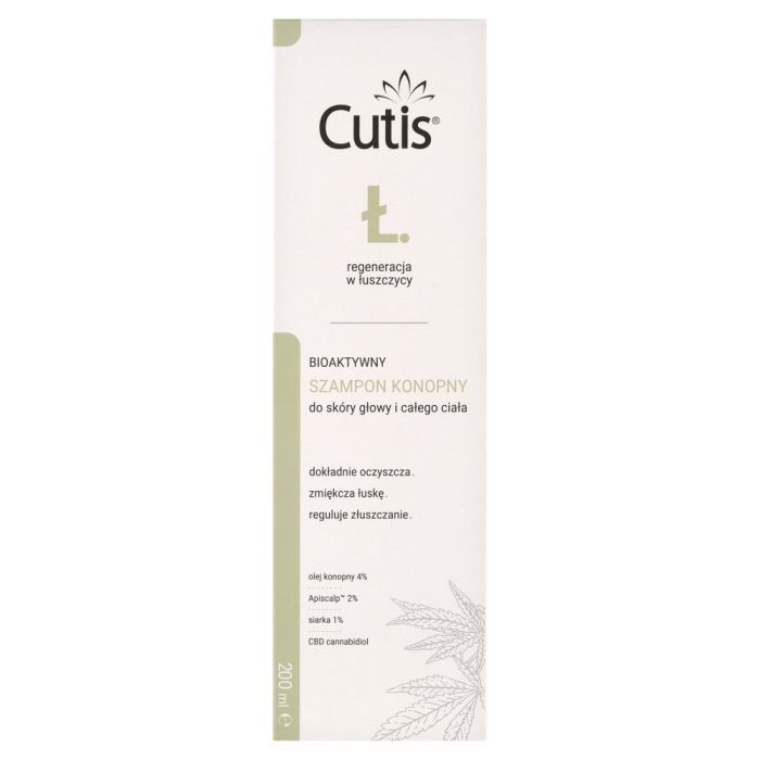 Cutis L, szamp., bioaktywny, konopny+CBD, 200 ml main product photo