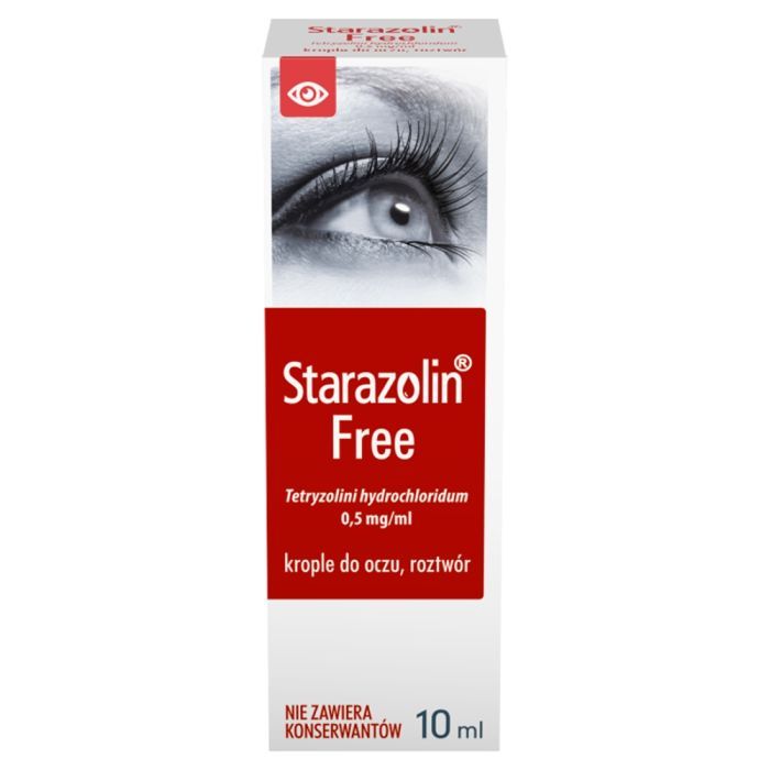 Starazolin Free, 0,5 mg/ml, krople do oczu, 10 ml