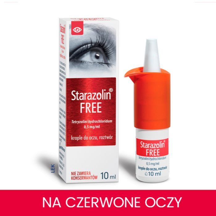 Starazolin Free, 0,5 mg/ml, krople do oczu, 10 ml