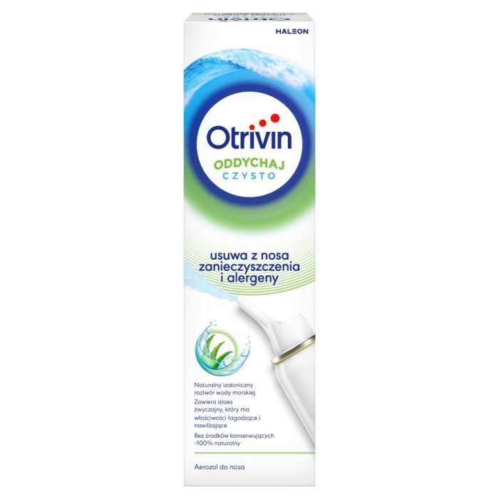 Otrivin Oddychaj Czysto, aerozol do nosa, dorośli, 100 ml main product photo
