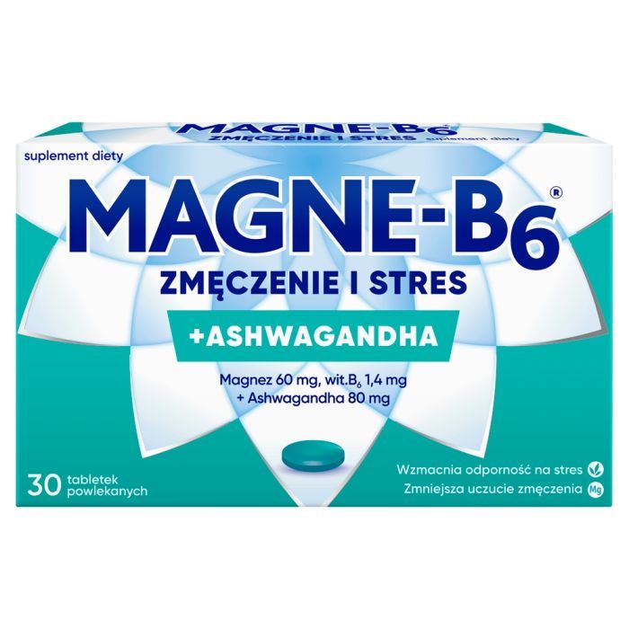Magne-B6 Zmęczenie i stres, tabletki powlekane, 30 szt. main product photo