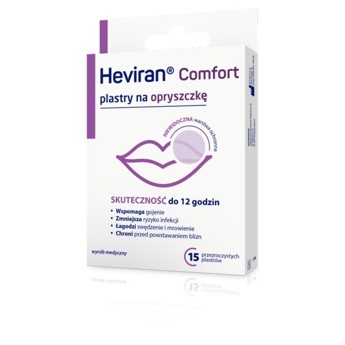 Heviran Comfort, plasty na opryszczkę, 15 szt. main product photo