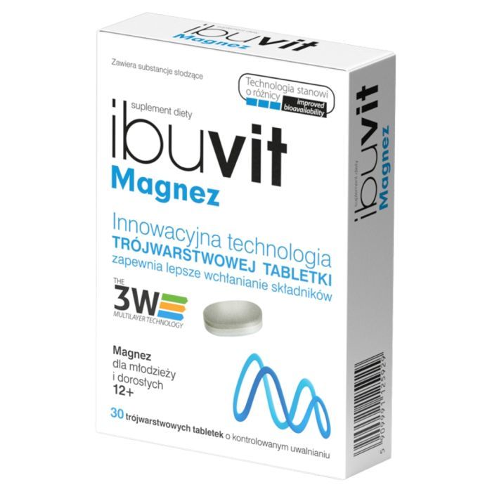 Ibuvit Magnez, tabletki trójwarstwowe, 30 szt. main product photo
