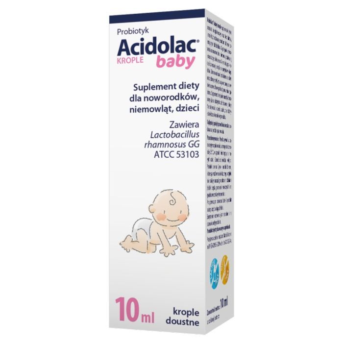 Acidolac Baby, krople doustne, 10ml main product photo