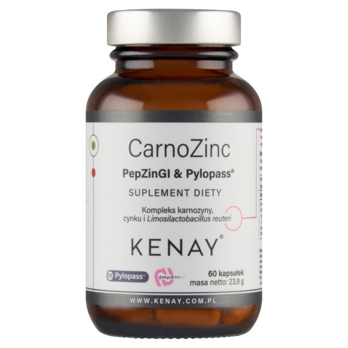 CarnoZinc PepZinGI&Pylopass, kaps., 60 szt main product photo