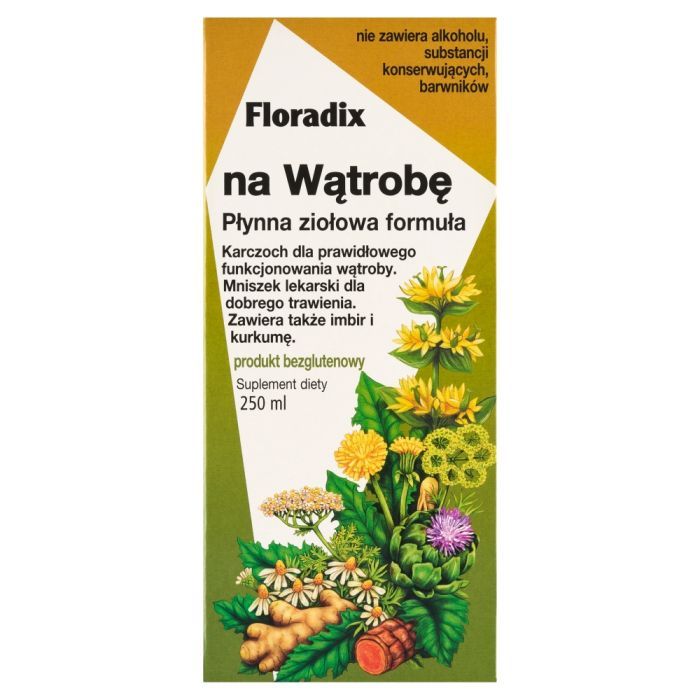 Floradix na Wątrobę, płyn, 250 ml main product photo