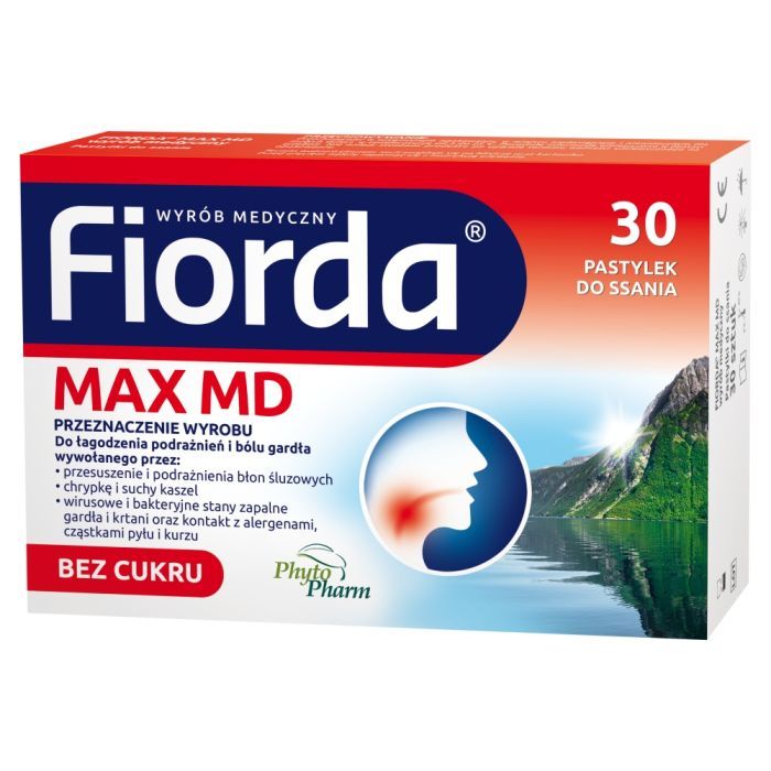 Fiorda Max MD, pastylki do ssania, 30 szt. main product photo