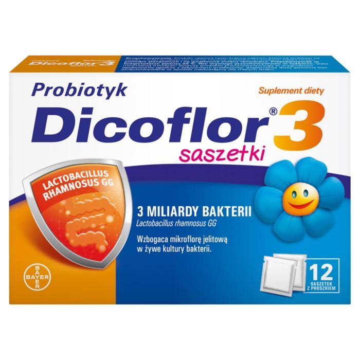 Dicoflor 3, proszek, 12 saszetek main product photo