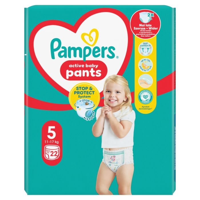 Pampers Pants, 5, (12-17kg), 22 szt