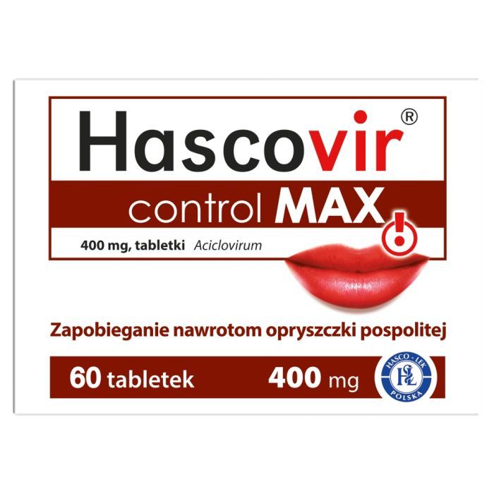 Hascovir Control MAX, 400 mg, tabletka, 60 szt. main product photo