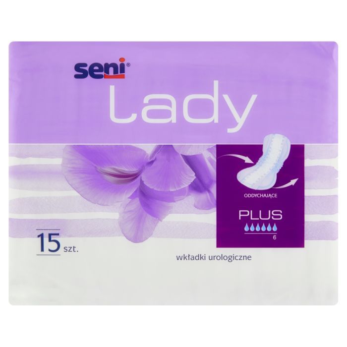 Seni Lady Plus, wkładki urologiczne, 15 szt. main product photo