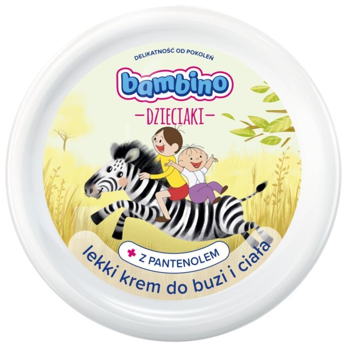 Bambino Dzieciaki, krem,d/buzi,ciala Bolek Lolek,zebra,250ml main product photo
