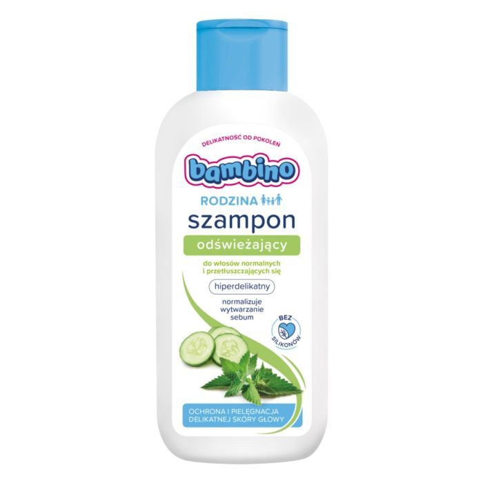 Bambino Rodzina, szampon odświeżający, 400 ml