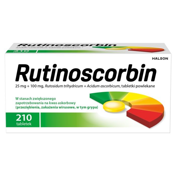 Rutinoscorbin, tabletki powlekane, 210 szt. main product photo
