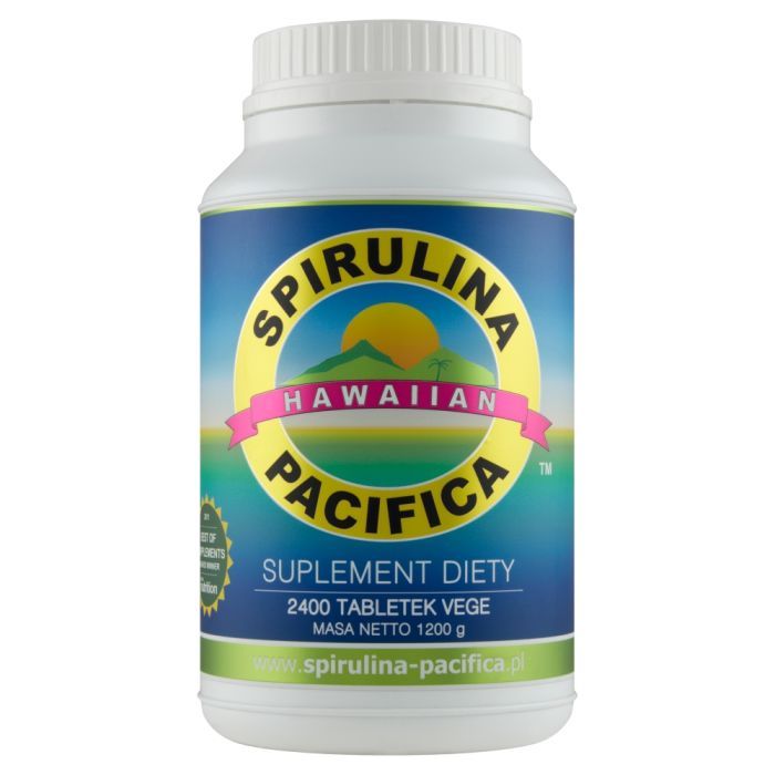 Spirulina Pacifica, 500 mg, tabl.,2400 szt main product photo