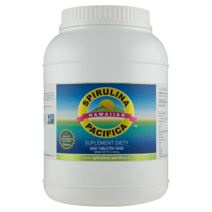 Spirulina Pacifica, 500 mg, tabl.,4200 szt main product photo
