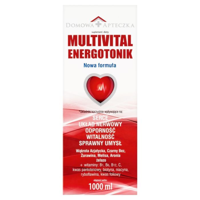 Multivital Energotonik, płyn, 1000 ml main product photo