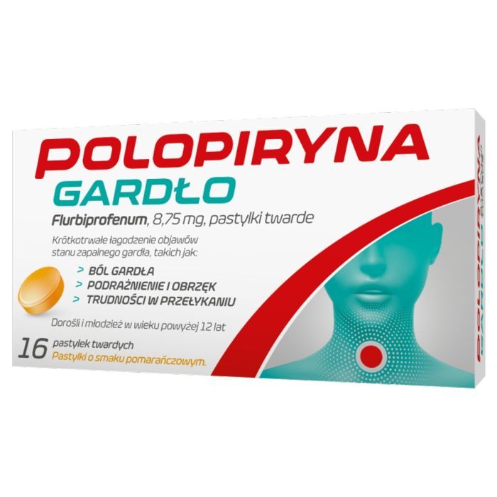 Polopiryna Gardło, 8,75 mg, pastyl.twarde, 16 szt main product photo
