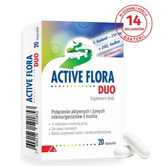 Active Flora Duo, kapsułki, 20 szt. main product photo