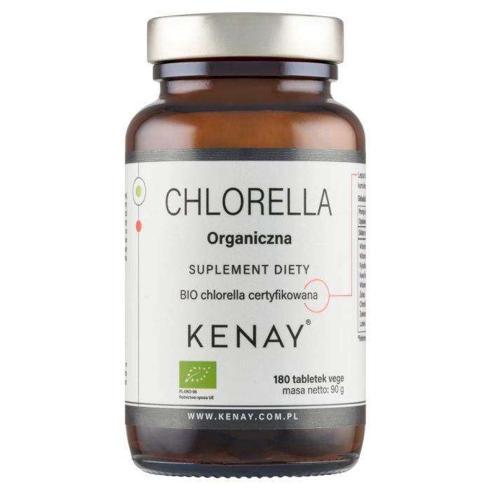 Chlorella Organiczna, tabl., 180 szt main product photo