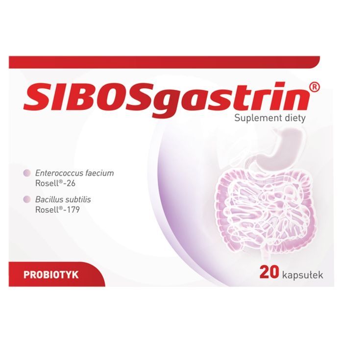 SIBOSgastrin, kapsułki, 20 szt. main product photo