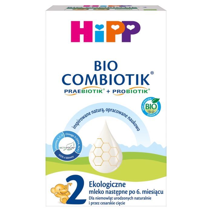 Hipp 2 Bio Combiotik, prosz., mleko nastepne po 6m-cu, 550g main product photo