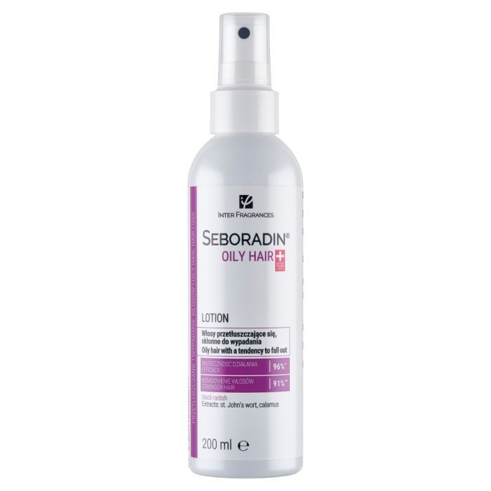 Seboradin Oily Hair, lotion, włosy przetłuszczające się i skłonne do wypadania, 200 ml main product photo