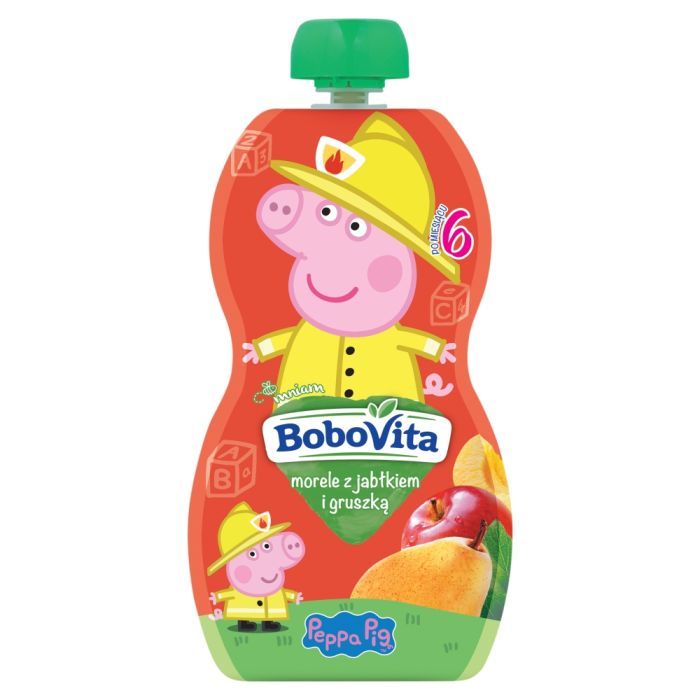 BoboVita, mus morele z jabłkiem i gruszką, 6 m+, 100 g main product photo