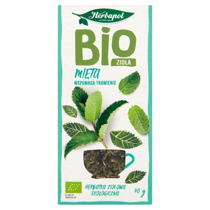 Mieta, herbatka ziol., BIO, 40 g main product photo