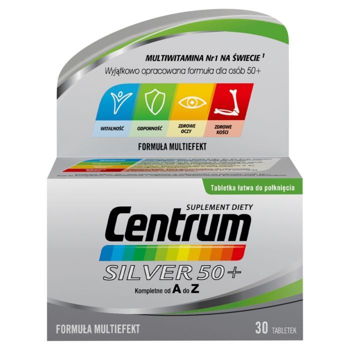 Centrum Silver 50+, tabl., (GSK), 30 szt main product photo