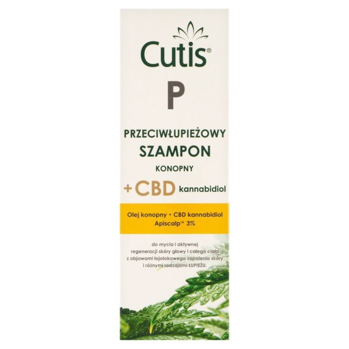 Cutis P, szamp., p/łupież.,konopny+CBD, 150 ml main product photo